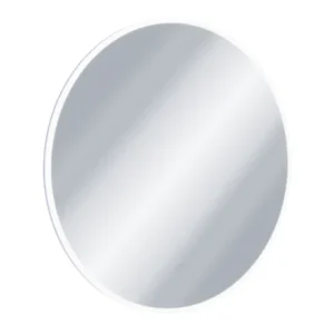 okrągłe lustro z oświetleniem